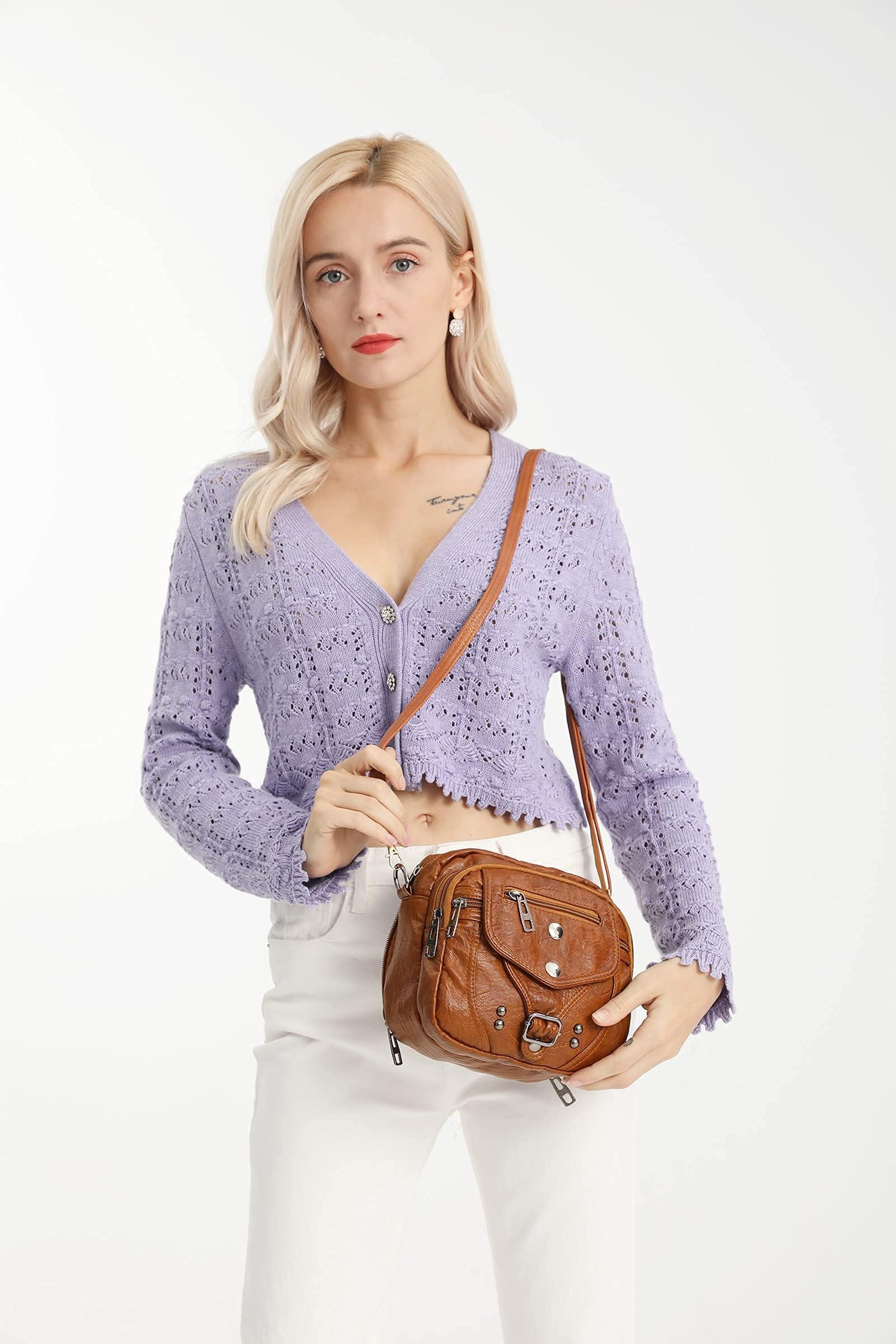 Stylish Hobo Purses for Women - Boho Satchel & Crossbody Leather Handbags with Pockets | Perfect for Work, Travel & Everyday Use