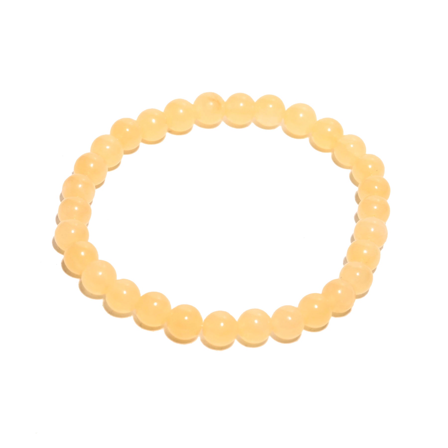 Natural Honey Calcite Healing Bracelet for Women - Positive Energy & Stress Relief - Boho Chic Jewelry for Meditation, Yoga & Spiritual Balance