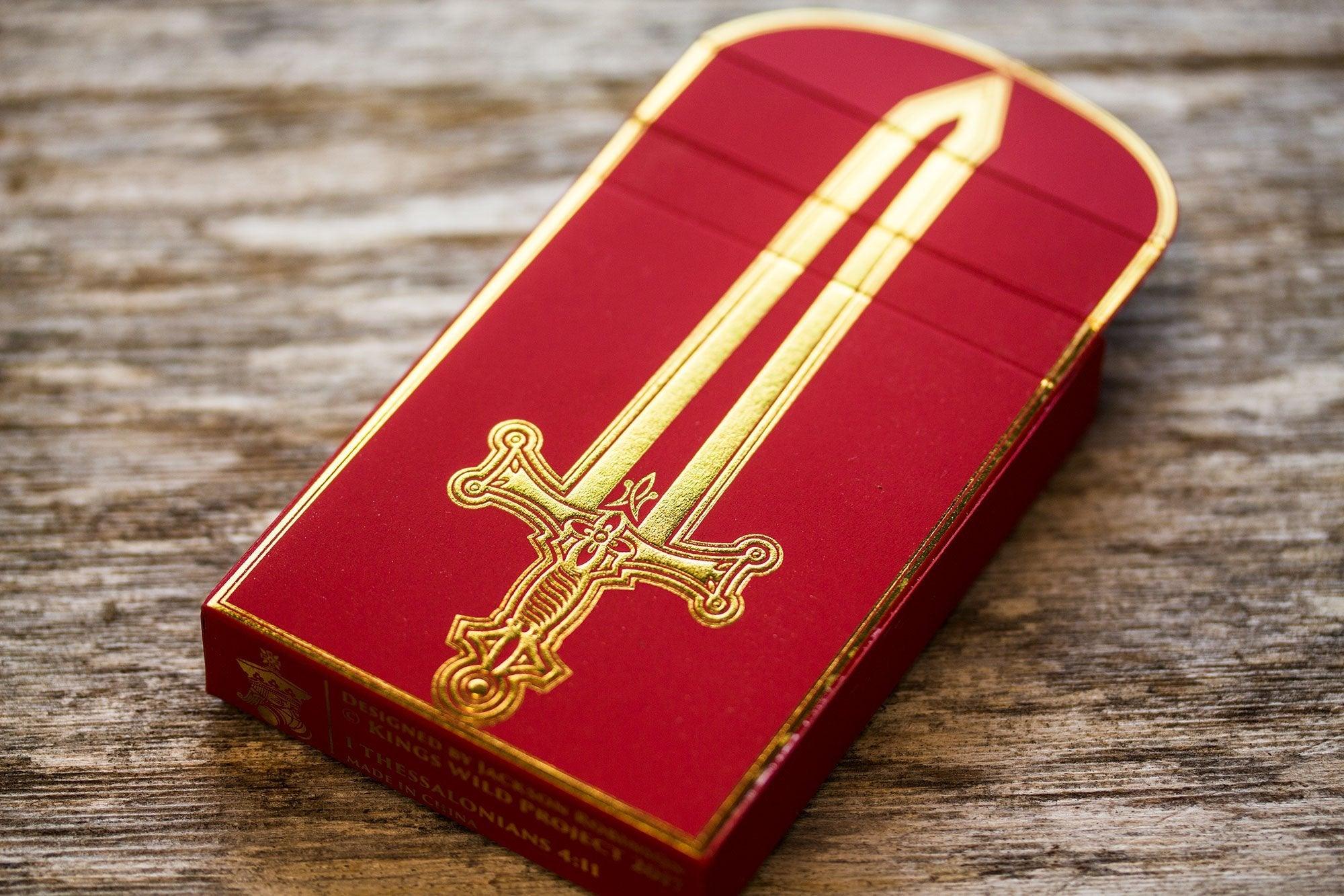 Arthurian Excalibur Edition Playing Cards - Premium Collectible Deck for Magic Tricks, Poker & Card Games - Perfect for Gifts, Game Nights & Medieval Theme Parties