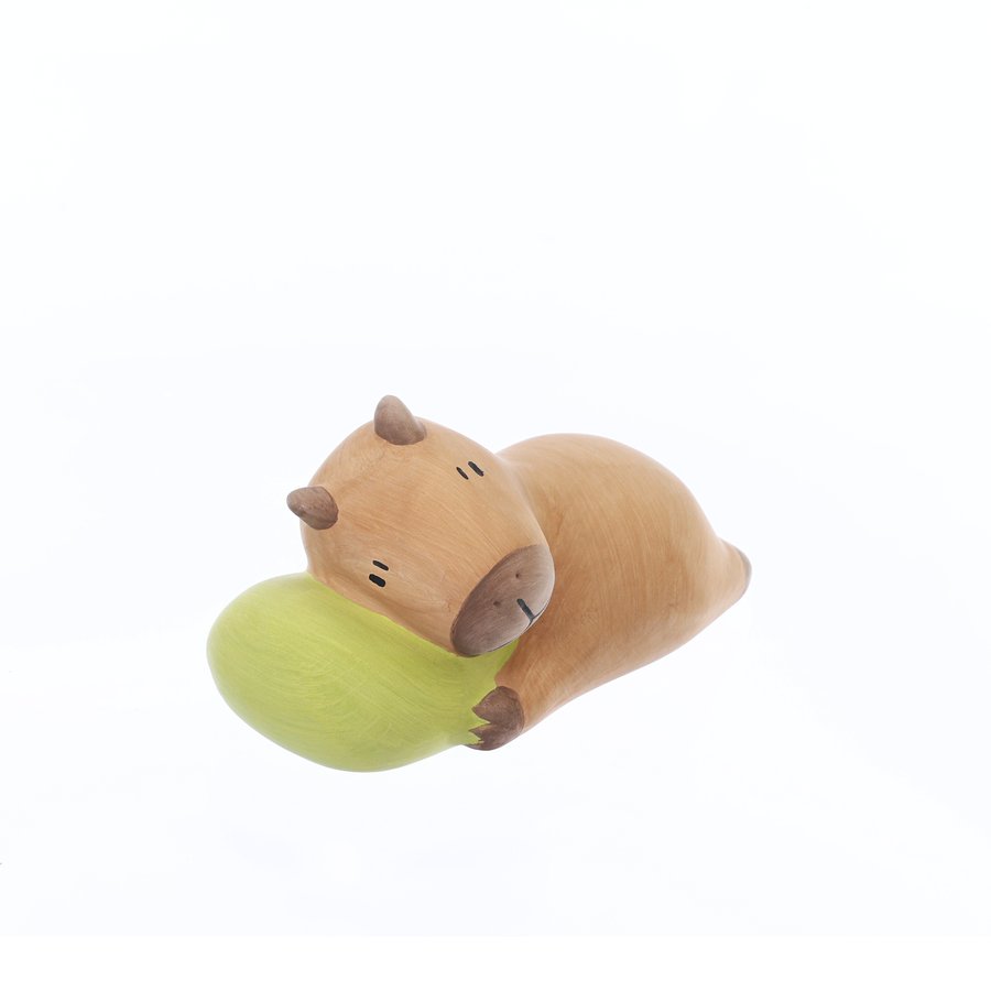 DECOLE Sleep Tight Aroma Mascot Capybara (63g) - Relaxing Scented Stuffed Animal for Stress Relief & Better Sleep | Perfect for Bedroom, Nursery & Office Decor