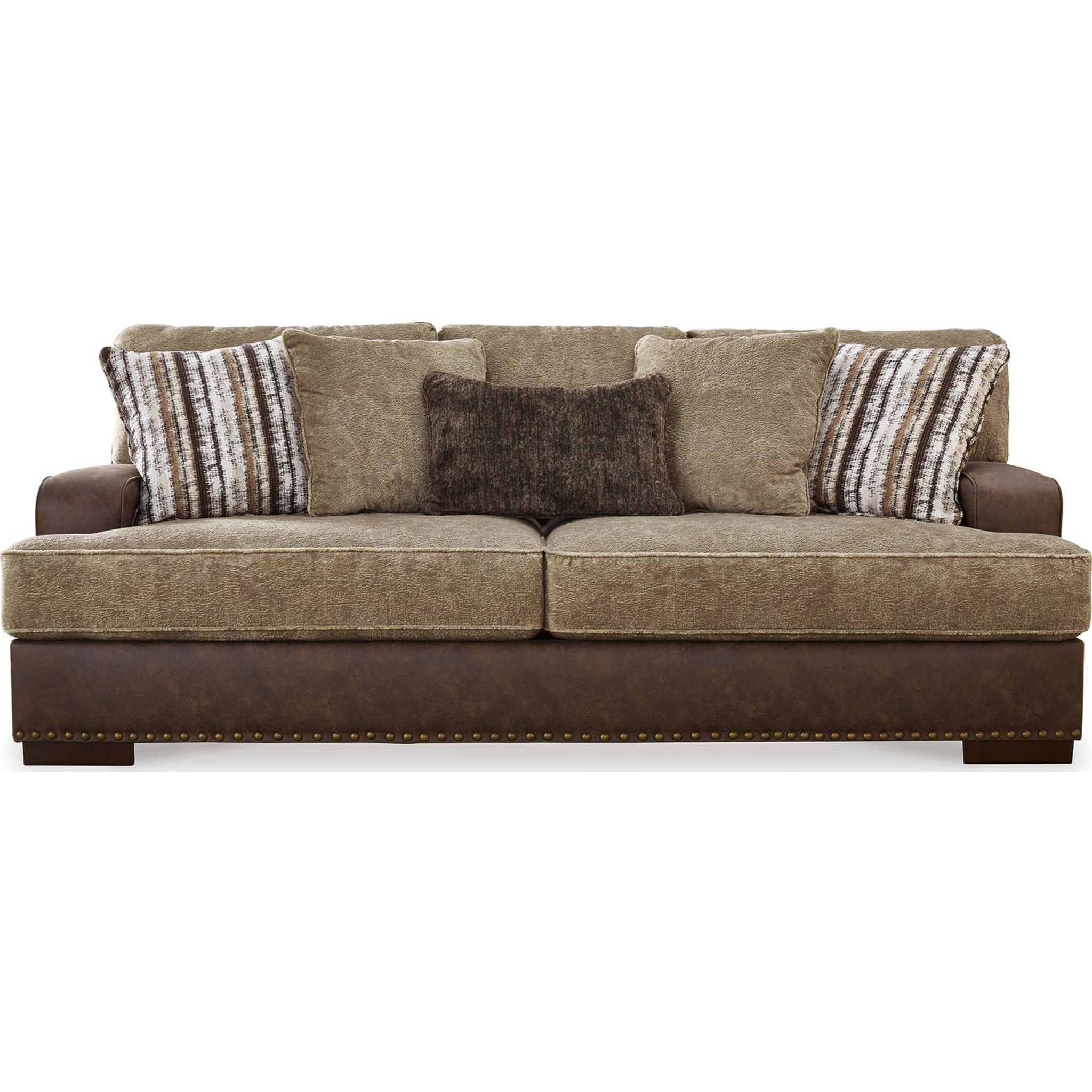 Comfortable Alesbury Sofa in Rich Chocolate Brown - Perfect for Living Room, Lounge & Family Gatherings