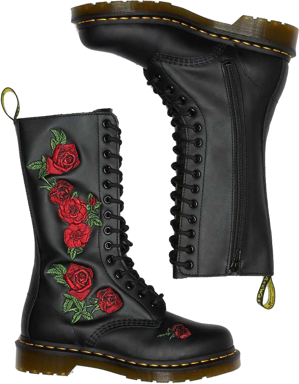 1914 Vonda Leather Mid Calf Boots for Women - Genuine Leather Ankle Boots with Side Zipper - Comfortable Casual & Dress Booties for Fall Winter Fashion, Office Wear and Night Out
