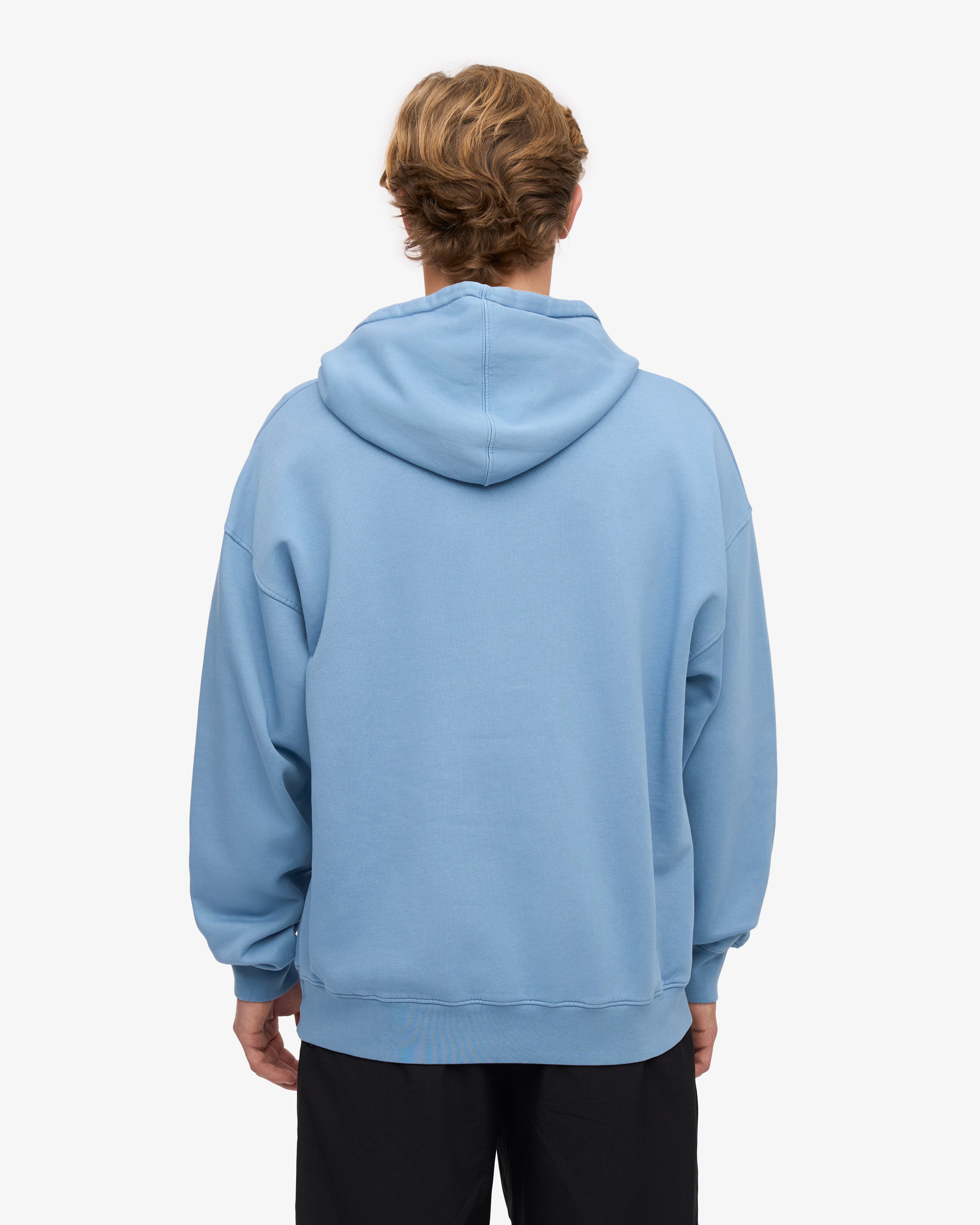 Organic Oversized Hoodie - Seaside Blue - Cozy & Stylish Unisex Pullover for Casual Wear, Loungewear & Outdoor Activities