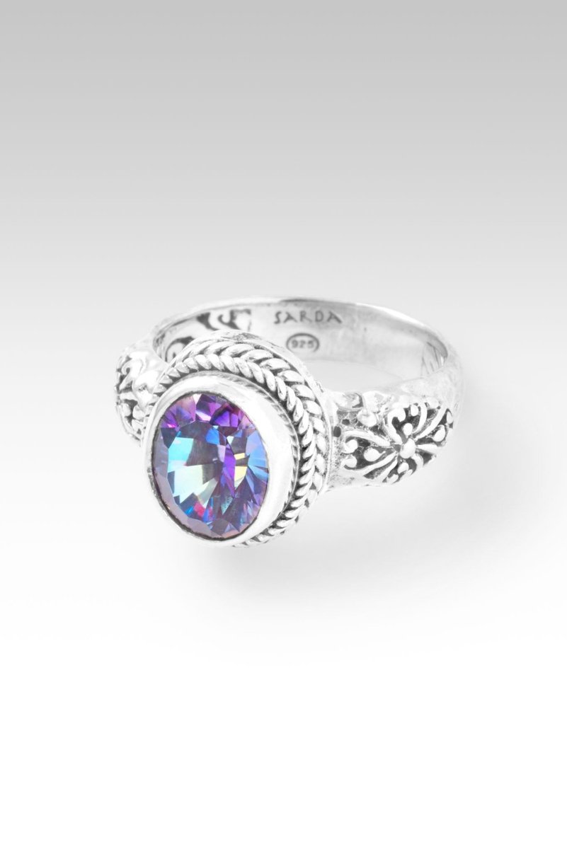 Wondrous Grace Ring™ in Xanadu™ Mystic Quartz - Elegant Crystal Jewelry for Women, Perfect for Weddings, Parties & Special Occasions