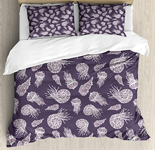 Eggplant and Grey Pink