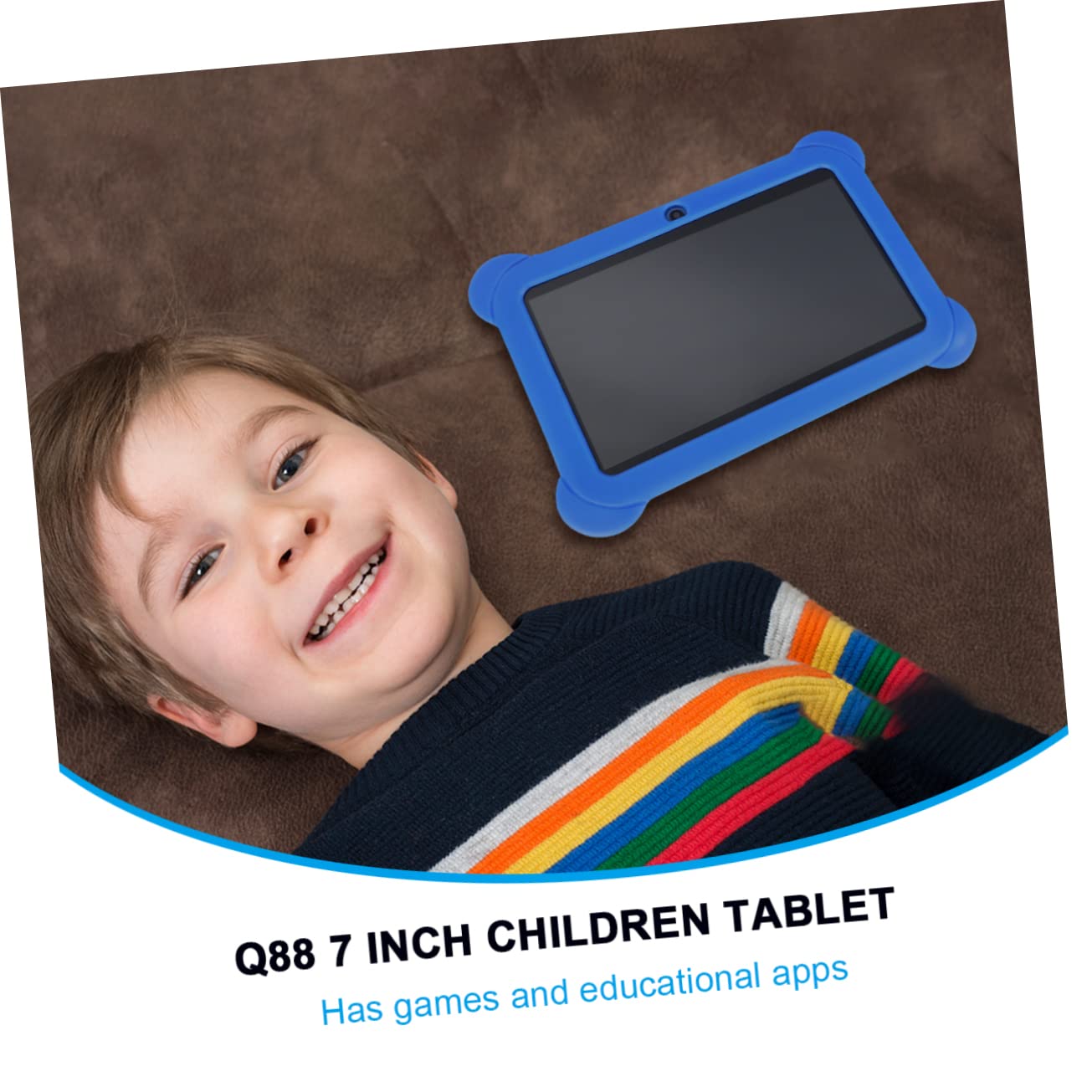 HEMOBLLO Kids Tablet - 7 Inch Android Tablet for Children with WiFi, Parental Controls & Pre-Installed Educational Apps | Perfect for Learning, Games & Entertainment at Home or Travel