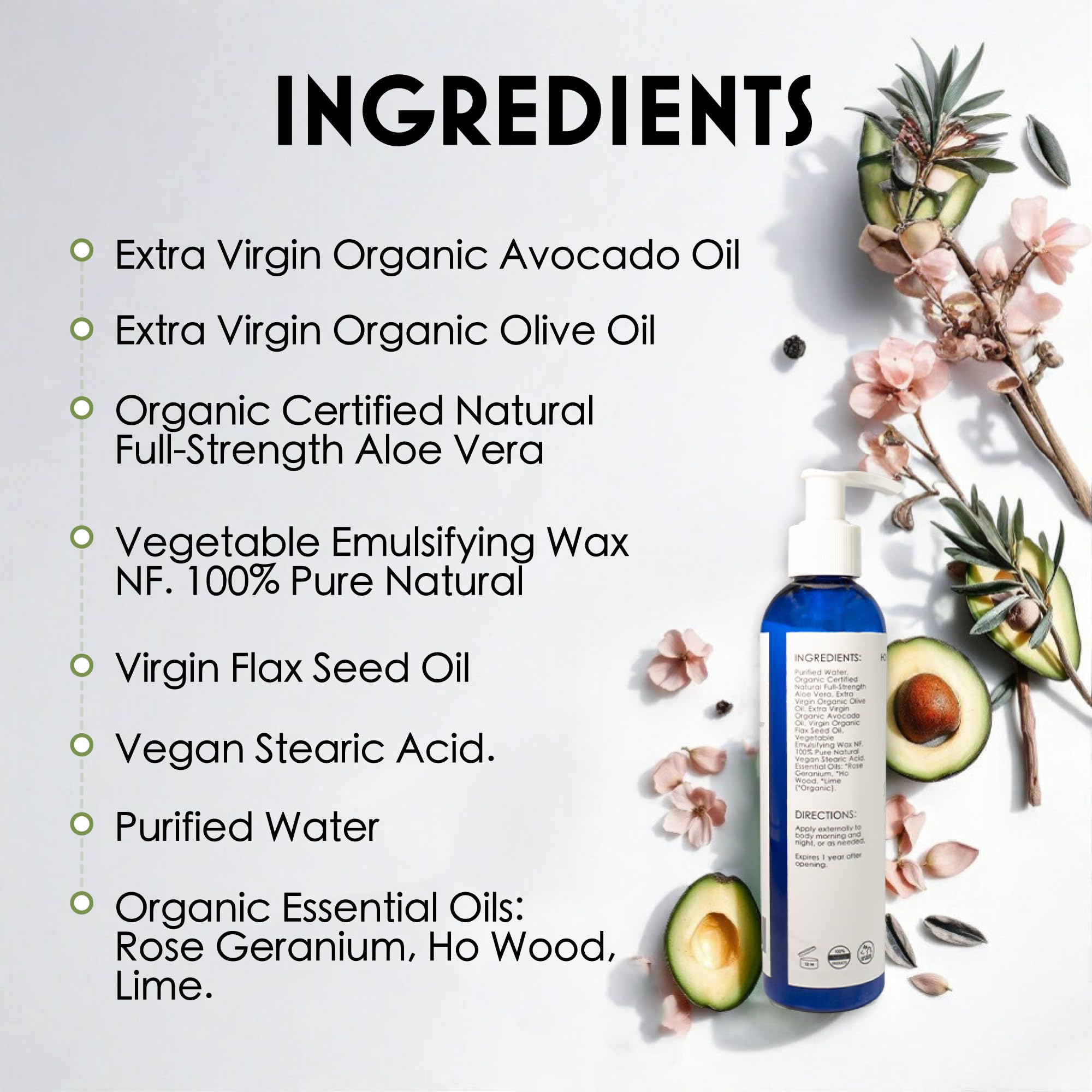 Organic Hand & Body Lotion with Shea Butter – Hydrating & Non-Greasy Moisturizer for Soft, Smooth Skin – Spring Tide Scented – 8 oz – Perfect for Daily Hydration, Dry Skin Relief & Spa-Like Self-Care at Home