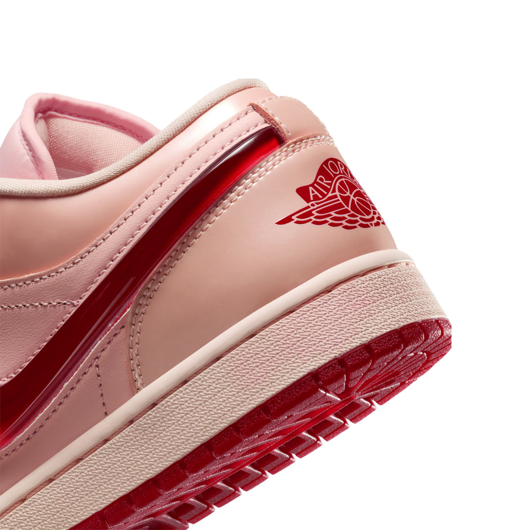 Women's Air Jordan 1 Low SE Patent Valentine's Day Sneakers - Stylish Basketball Shoes for Valentine's Day Gifts, Casual Wear & Street Fashion