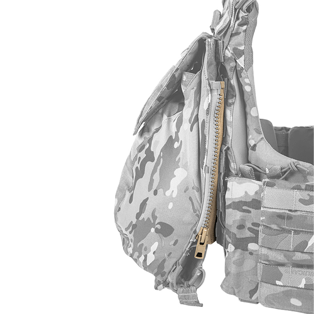 Crye Precision Zip-On Panel Adapter - Tactical MOLLE Attachment for Military & Airsoft Gear - Perfect for Plate Carriers, Vests & Backpacks