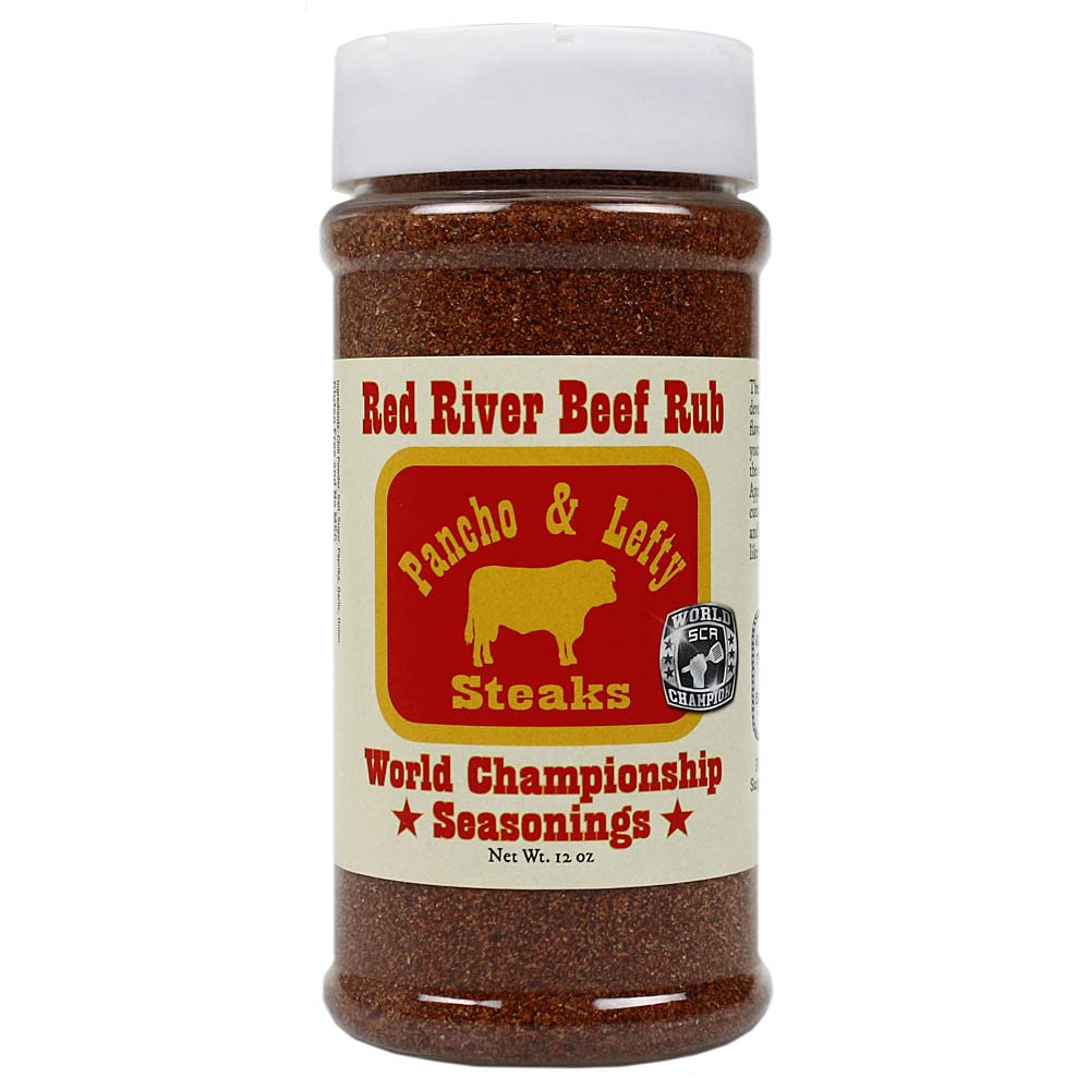 Pancho & Lefty Red River Beef Rub - Premium BBQ Seasoning for Steak, Brisket & Ribs | All-Natural Spice Blend | Perfect for Grilling, Smoking & Outdoor Cooking