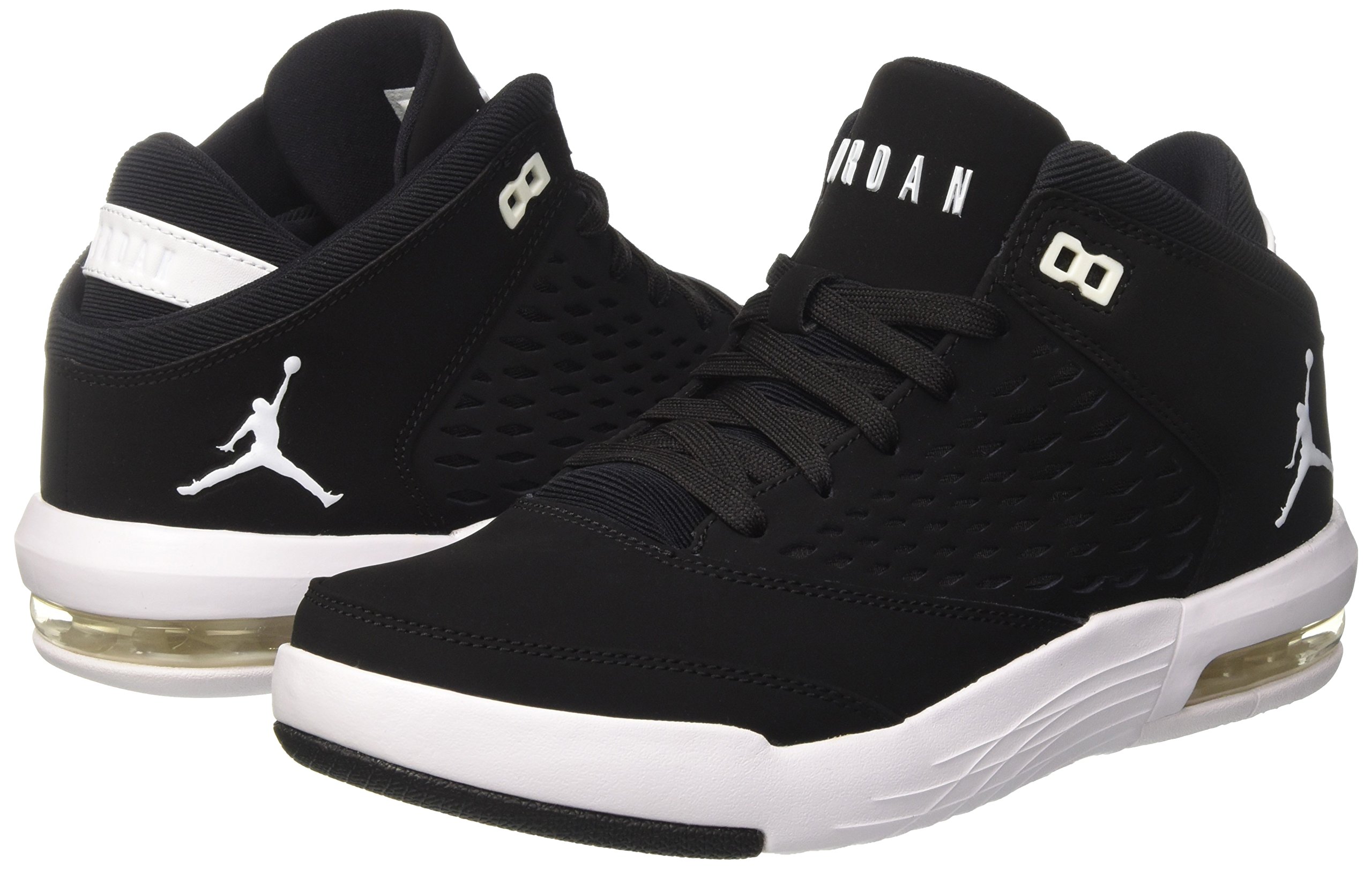 Jordan Men's Flight Origin 4 Basketball Shoes - Black/Gym Red - Size 7 - Perfect for Court Performance & Street Style