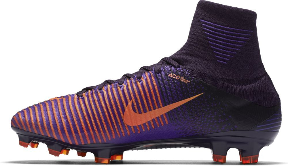 Nike Mercurial Superfly V FG Soccer Cleats - Purple Dynasty Color | High-Performance Football Shoes for Turf & Grass | Perfect for Competitive Matches & Training Sessions