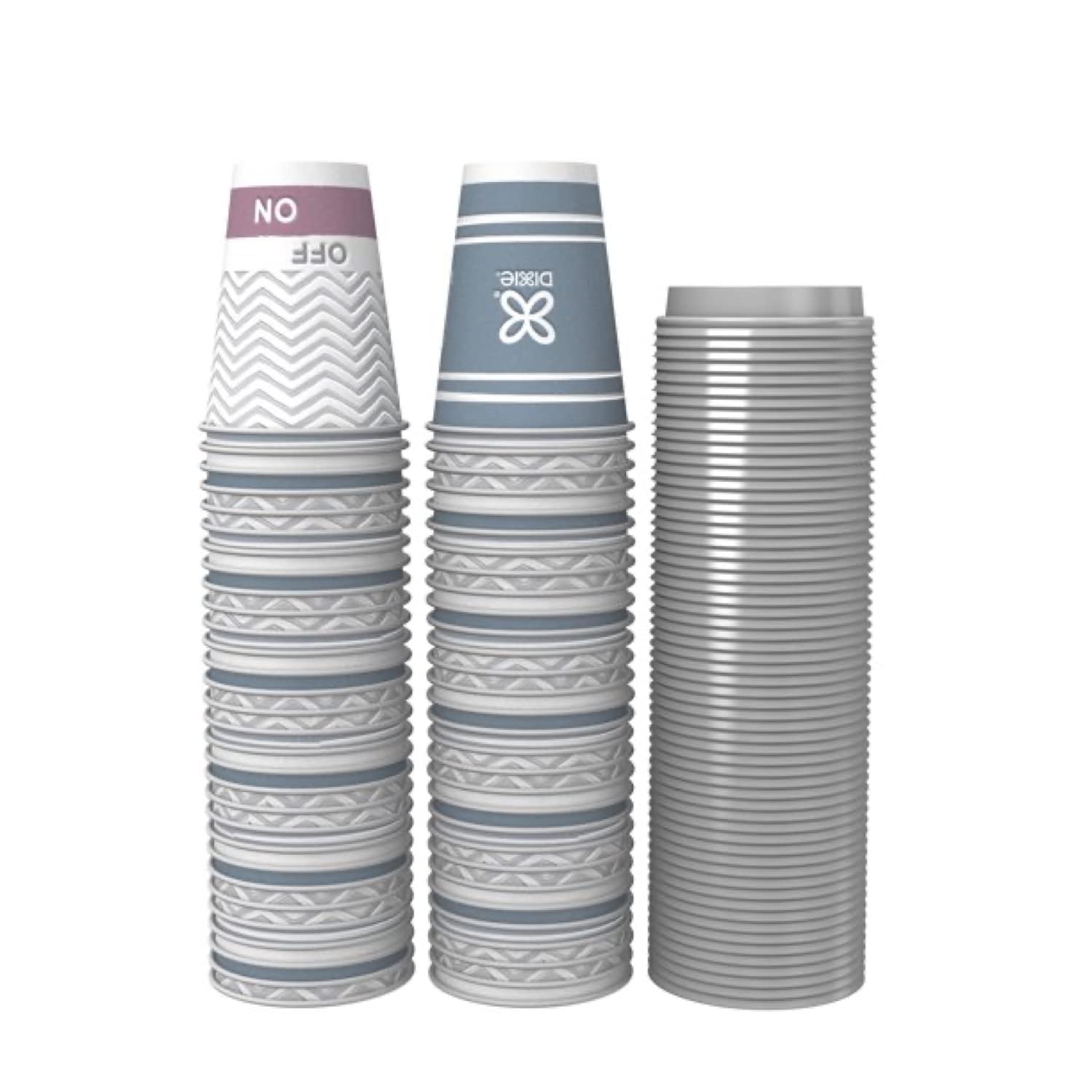 Disposable 12oz Paper Coffee Cups with Lids - 60 Pack, Hot Beverage Cups & Lids Combo, Assorted Designs for Coffee, Tea, Hot Chocolate - Perfect for Office, Cafes, Parties & Takeout