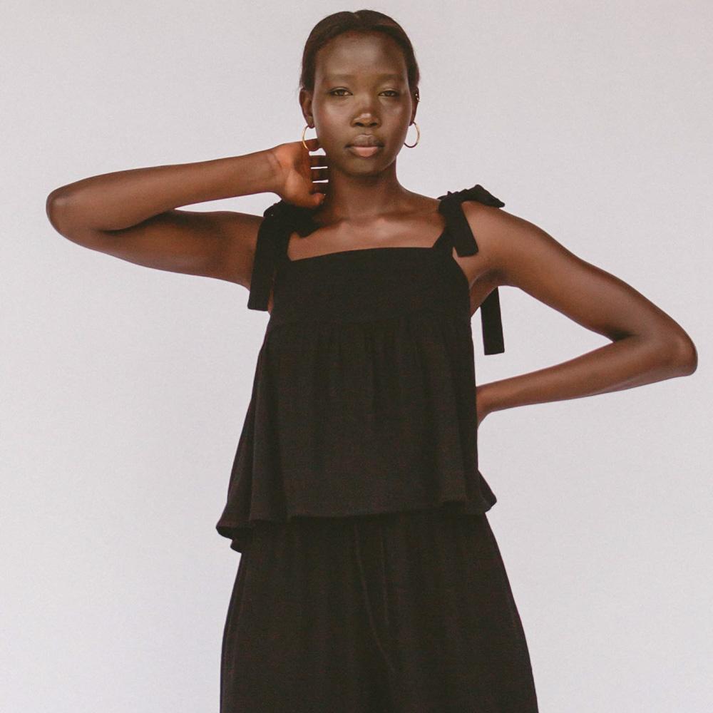 Teresa Cami Jett - Stylish Women's Camisole Top for Casual Wear & Layering | Perfect for Summer Outfits, Lounge Wear & Everyday Comfort