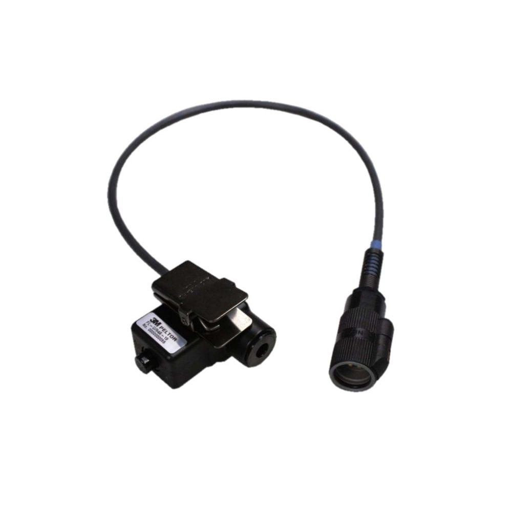 3M PELTOR Push To Talk (PTT) Adapters for Two-Way Radios - Compatible with Any Radio Model | Hands-Free Communication for Construction, Security & Outdoor Activities