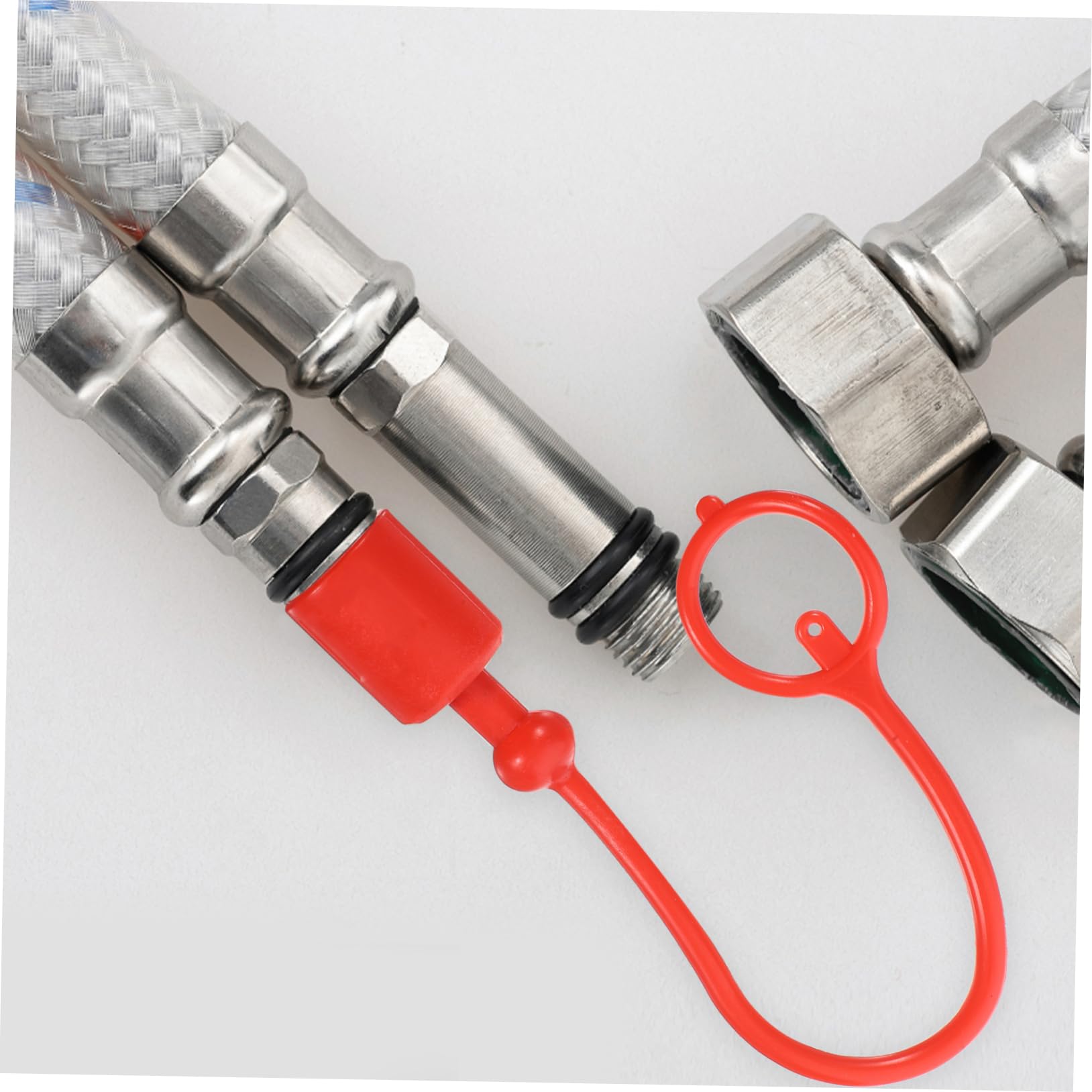 Hohopeti 8pcs Hydraulic Joint Caps - Plastic Hydraulic Hose Coupler Covers for Quick Connect Protection - Ideal for Construction, Agriculture & Heavy Machinery Maintenance