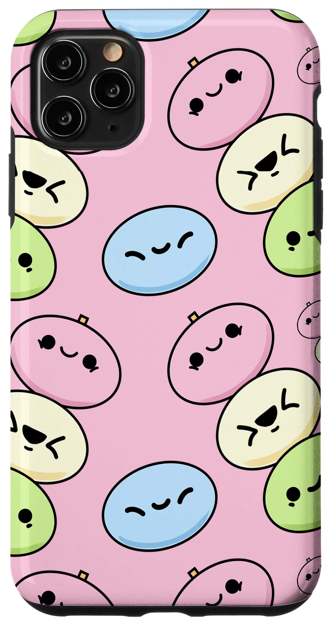 Cute Anime iPhone 11 Pro Max Case - Kawaii Dango Pattern Protective Cover for Girls & Teens - Perfect for School, Work & Daily Use