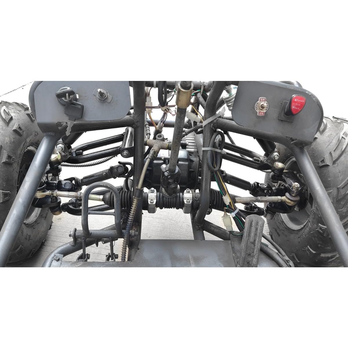 Complete Go Kart Assembly Kit - 4WD, 48V 1000W Motor Differential, 40