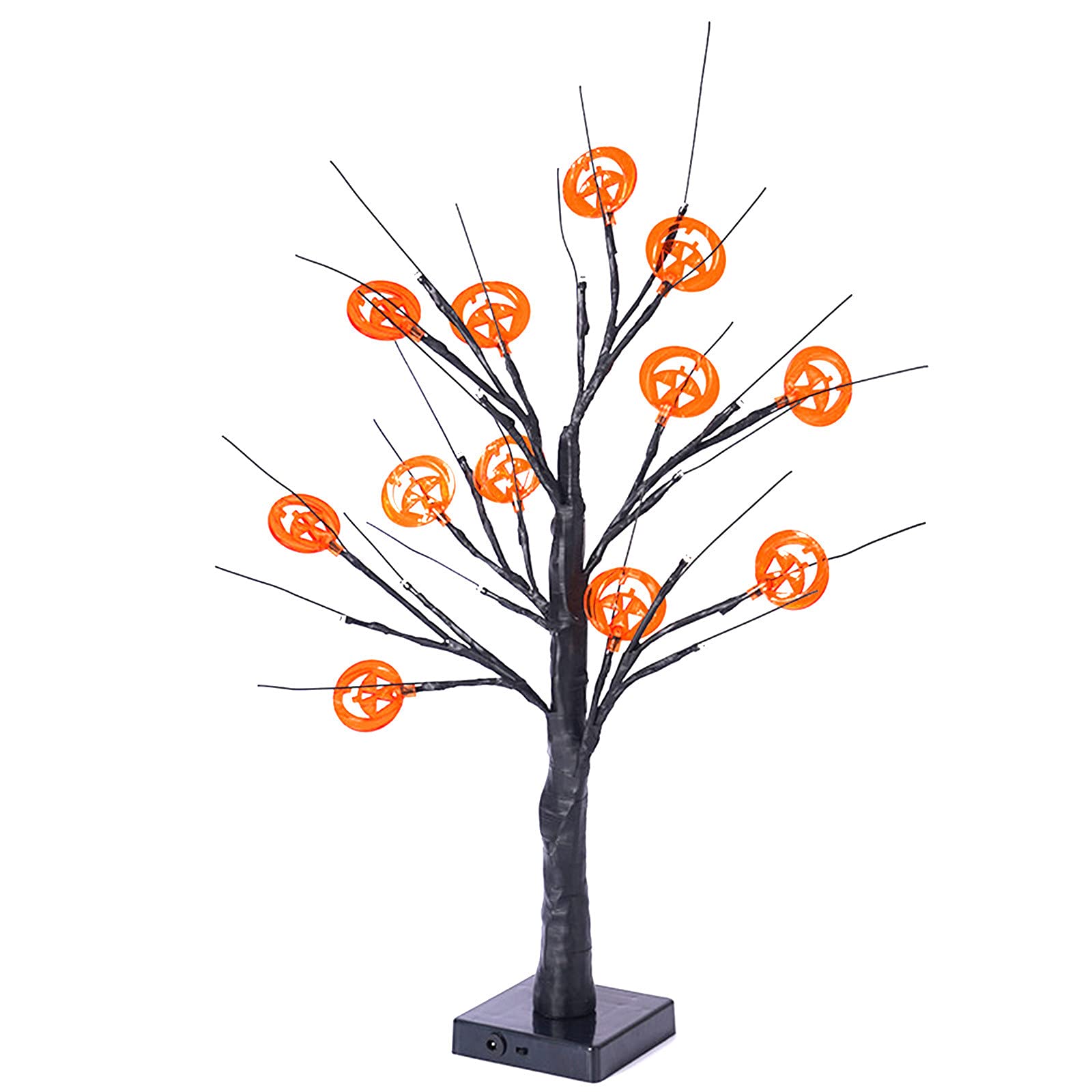Birch Tree LED Night Light with Copper Screen Switch - Decorative Ambient Lighting for Bedroom, Nursery, and Living Room