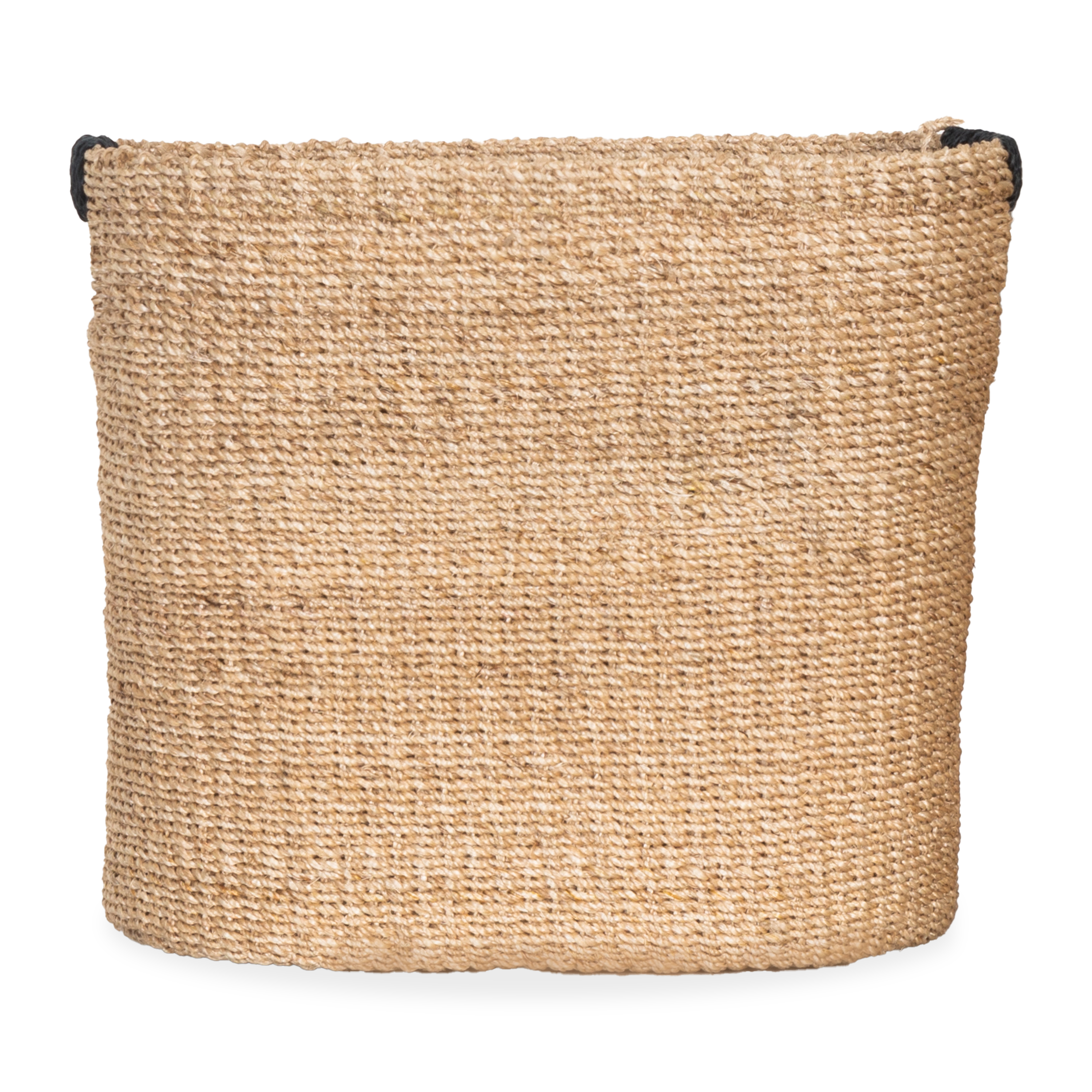 Handwoven Oval Hemp Basket - Natural Eco-Friendly Storage for Home Decor | Perfect for Living Room, Bedroom & Bathroom Organization