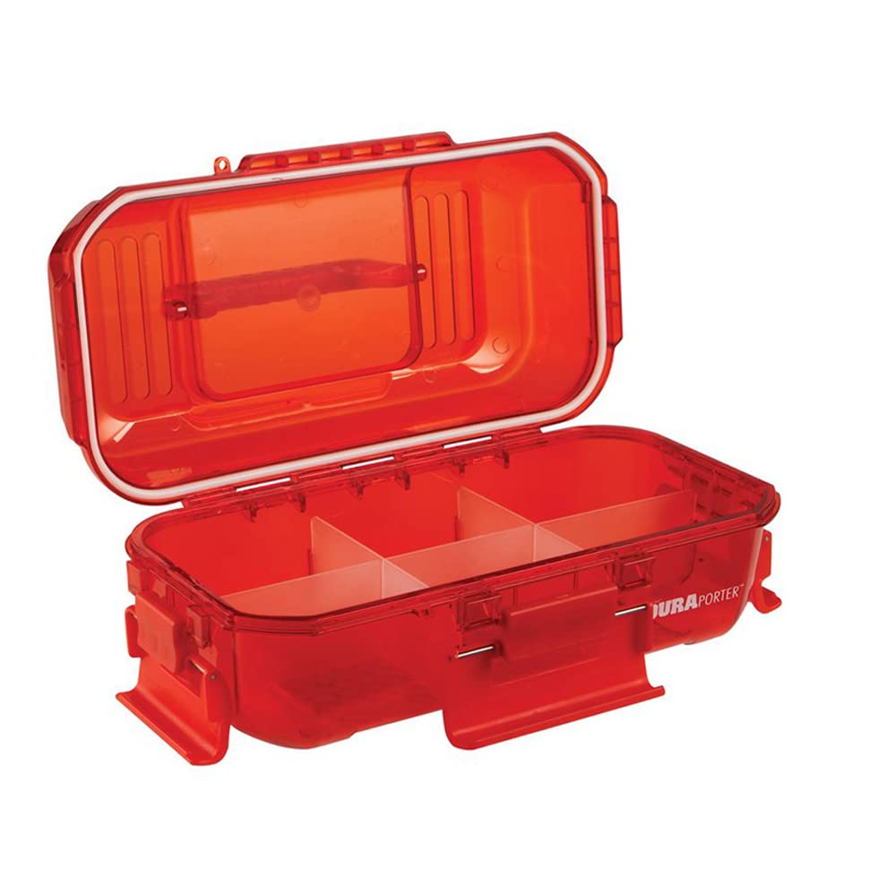 Durable Heathrow HS120077 Transport Box with Red Handles - Heavy-Duty Shipping Container for Moving, Storage & Travel - Perfect for Airports, Warehouses & Home Organization