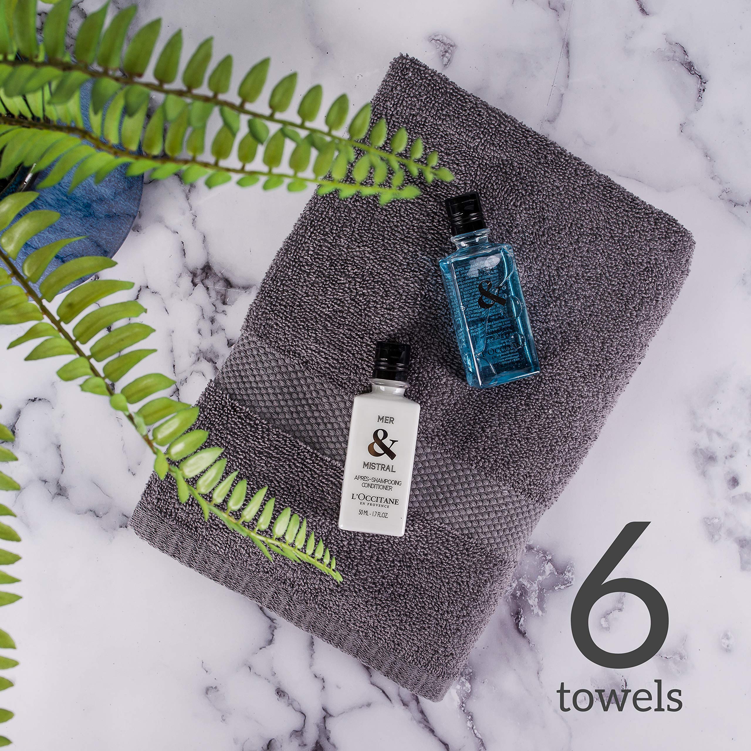 Premium Soft Cotton Towels for Pool, Spa & Gym - Lightweight, Super Absorbent & Quick Drying - 24