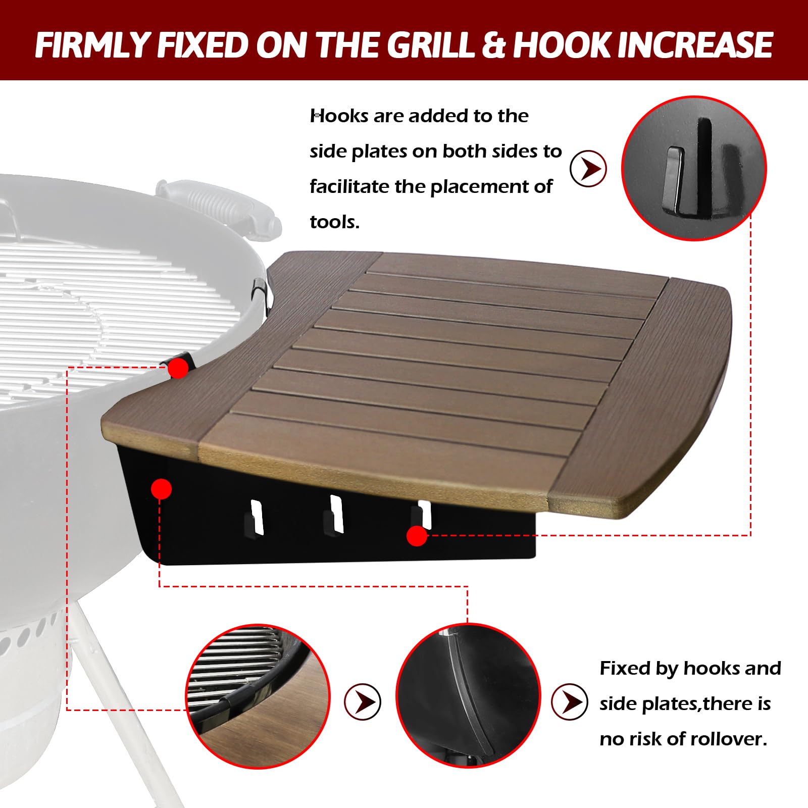 Weber Kettle Grill Side Table - 22