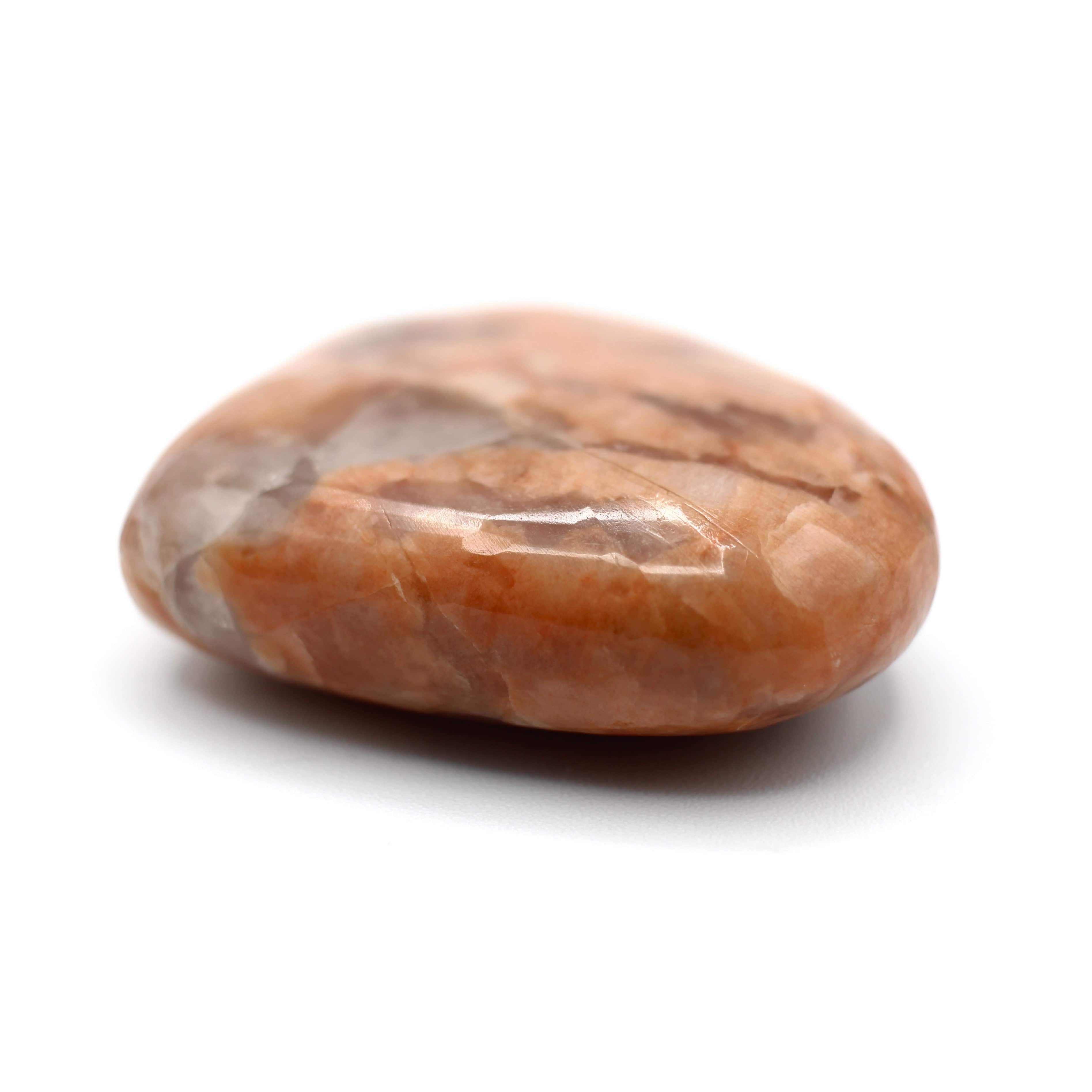 Natural Canadian Peach Moonstone Heart Carving - Healing Crystal for Love & Emotional Balance - Perfect for Meditation, Jewelry Making & Spiritual Gifts