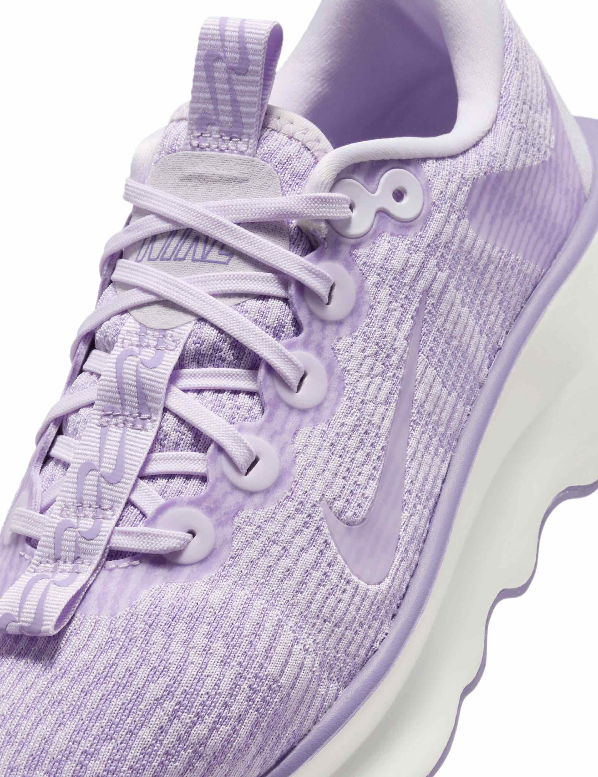 Motiva Women's Barely Grape Hydrangeas Dusty Amethyst Casual Sneakers - Comfortable Walking Shoes for Work, Travel & Everyday Wear