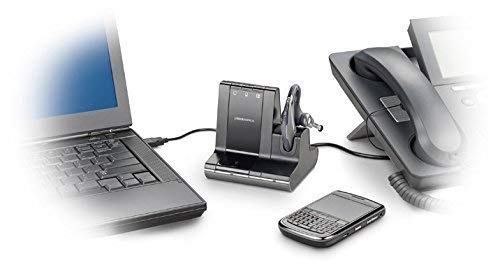 Plantronics Savi Office W730 Wireless Headset 83543-11 - Noise Cancelling Bluetooth Headset for Business Calls & Remote Work | Perfect for Office, Home Office & Conference Calls
