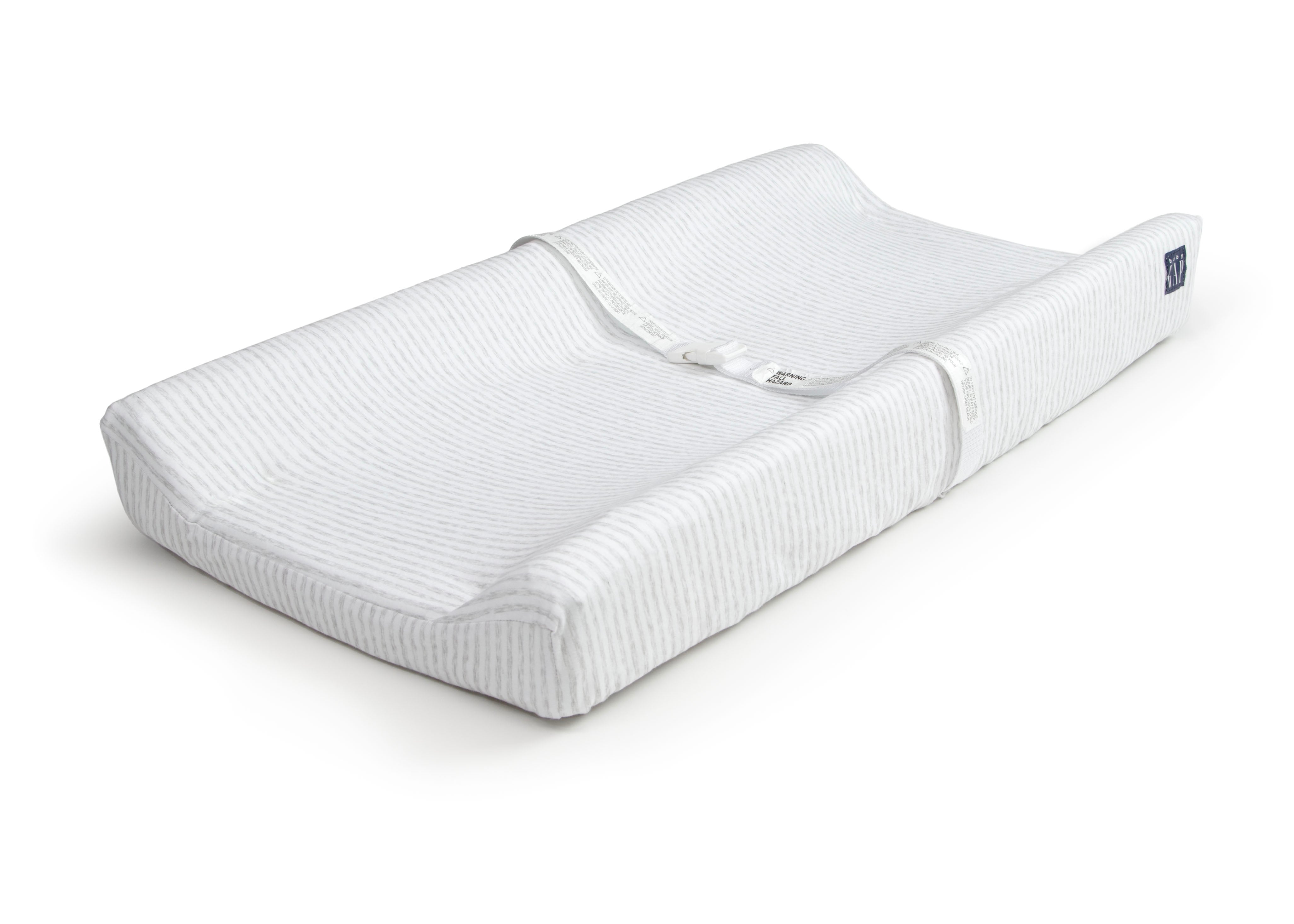BabyGap Contoured Changing Pad with Cooling Cover - Soft & Waterproof Diaper Changing Mat for Nursery, Travel & On-the-Go - Perfect for Baby's Comfort & Parents' Convenience