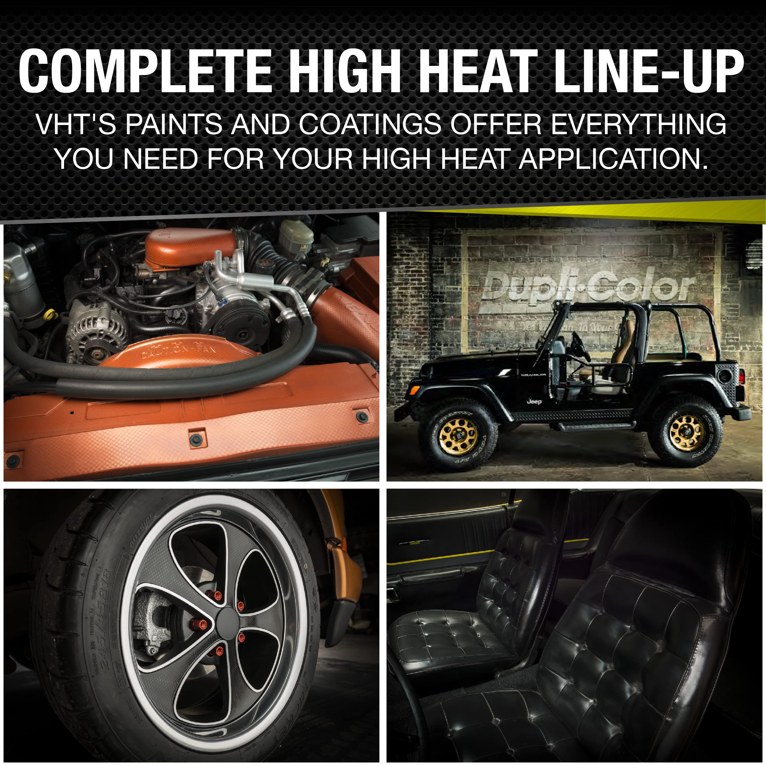 VHT Flameproof High Heat Resistant Coating - Flat Aluminum Finish for Automotive, Industrial & DIY Projects - Perfect for Exhausts, Engines & Metal Surfaces