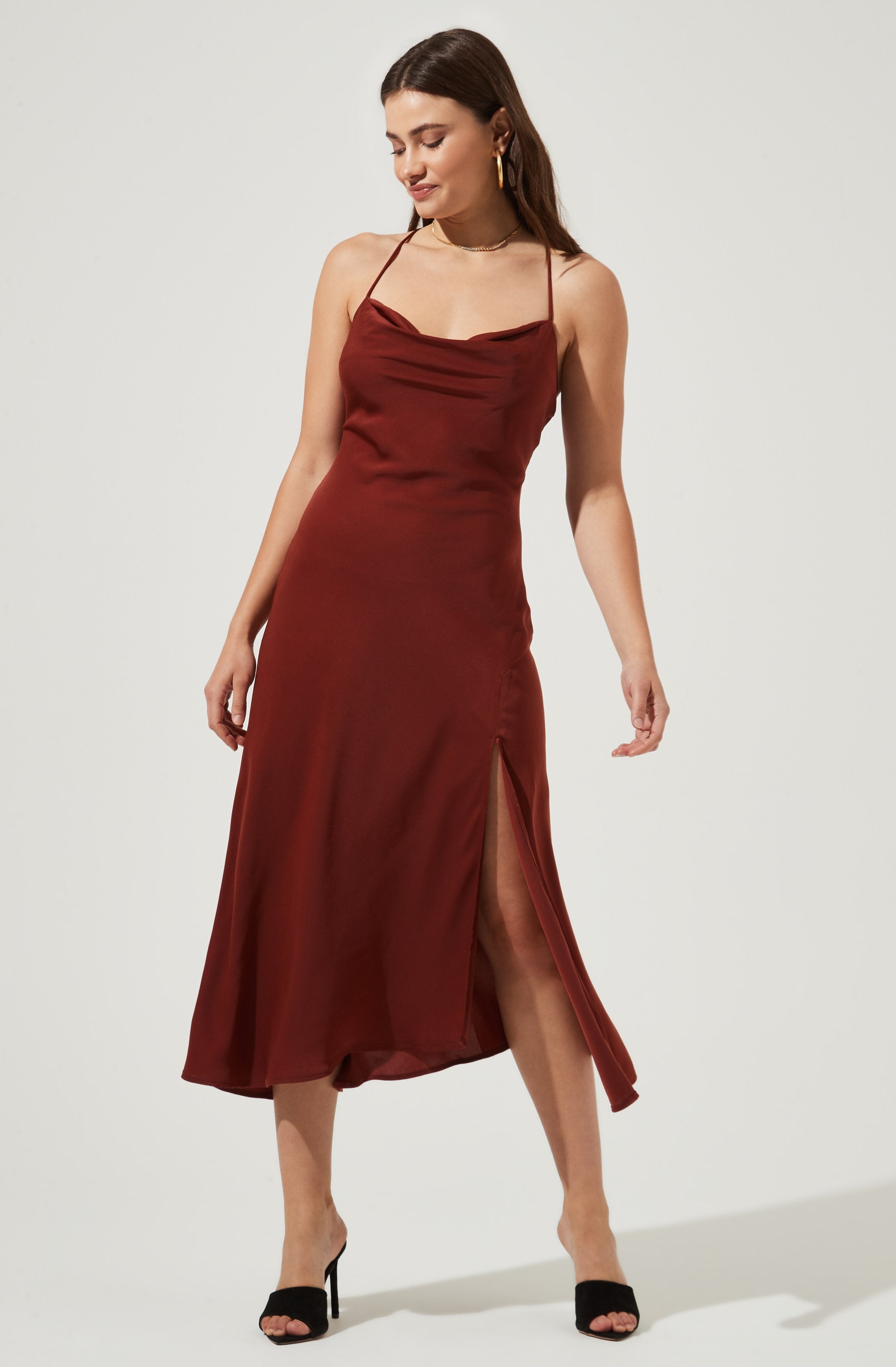 Gaia Midi Dress - Flowy Boho Summer Dress for Women | Perfect for Beach Vacations, Date Nights & Casual Outings