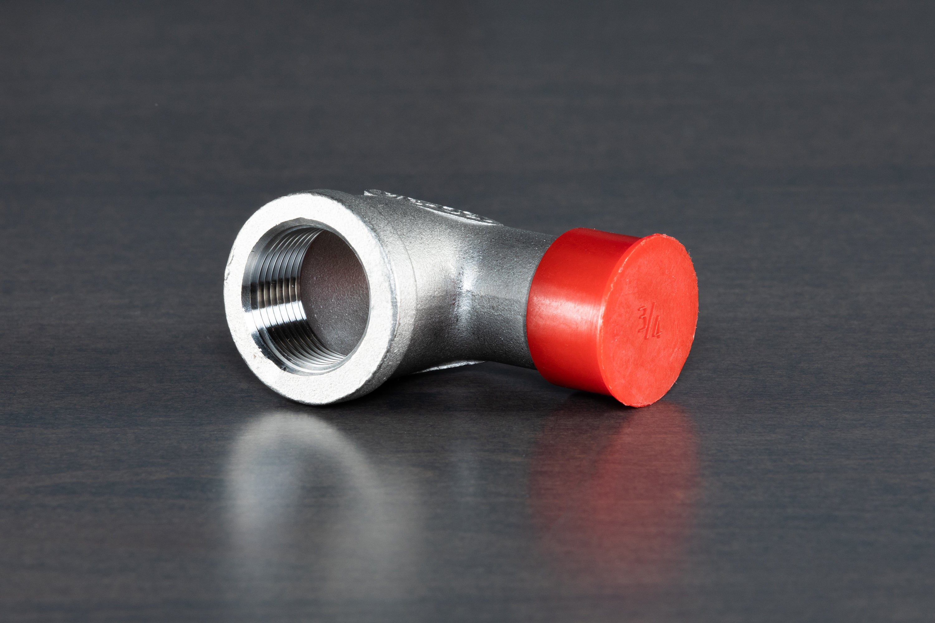 Stainless Steel BSPT 90 Degree Elbow Fitting - High Pressure Pipe Connector for Plumbing, Hydraulic Systems & Industrial Applications