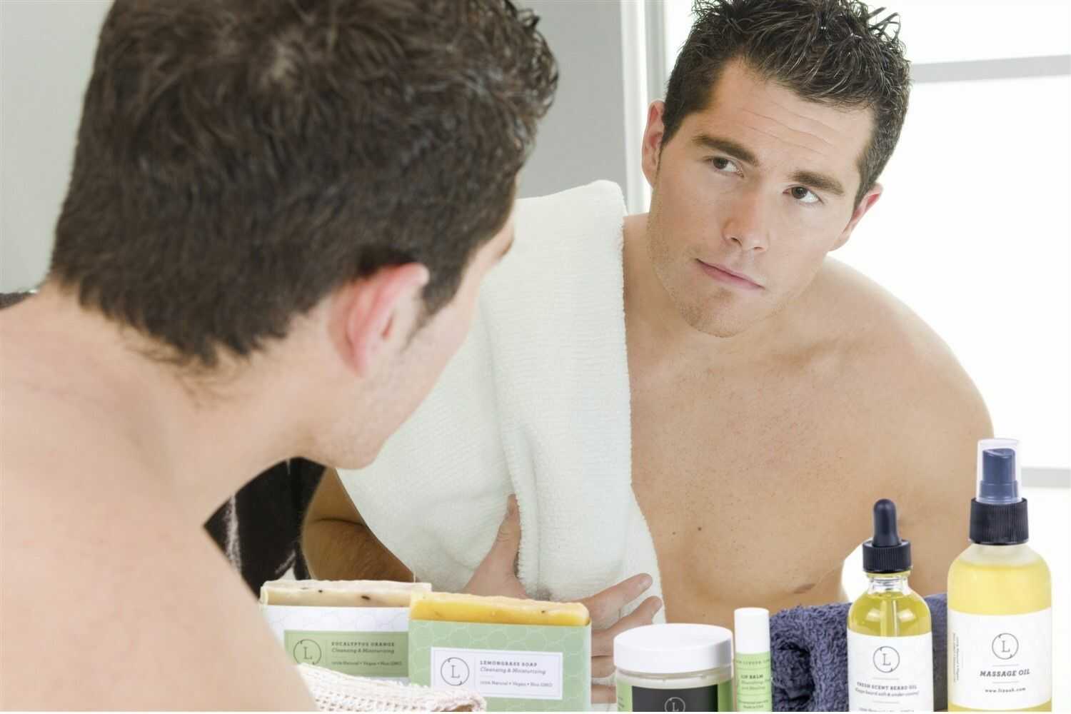 Natural Eucalyptus Men's Grooming Kit - Organic Skincare Set for Father's Day Gift - Perfect for Daily Face Care & Beard Maintenance
