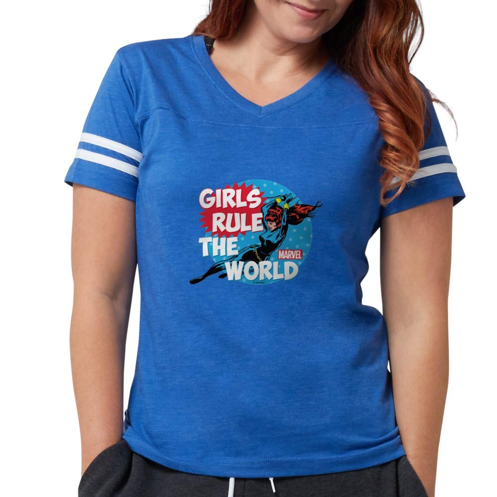 Girls Rule The World Women's Football Shirt - Inspirational Soccer Jersey for Female Athletes & Fans - Perfect for Games, Training & Casual Wear