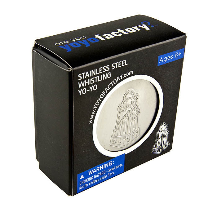 YoYoFactory Professional Stainless Steel Whistling Yo-Yo - High Performance Metal Yo-Yo for Kids & Adults - Perfect for Outdoor Play, Competitions & Stress Relief
