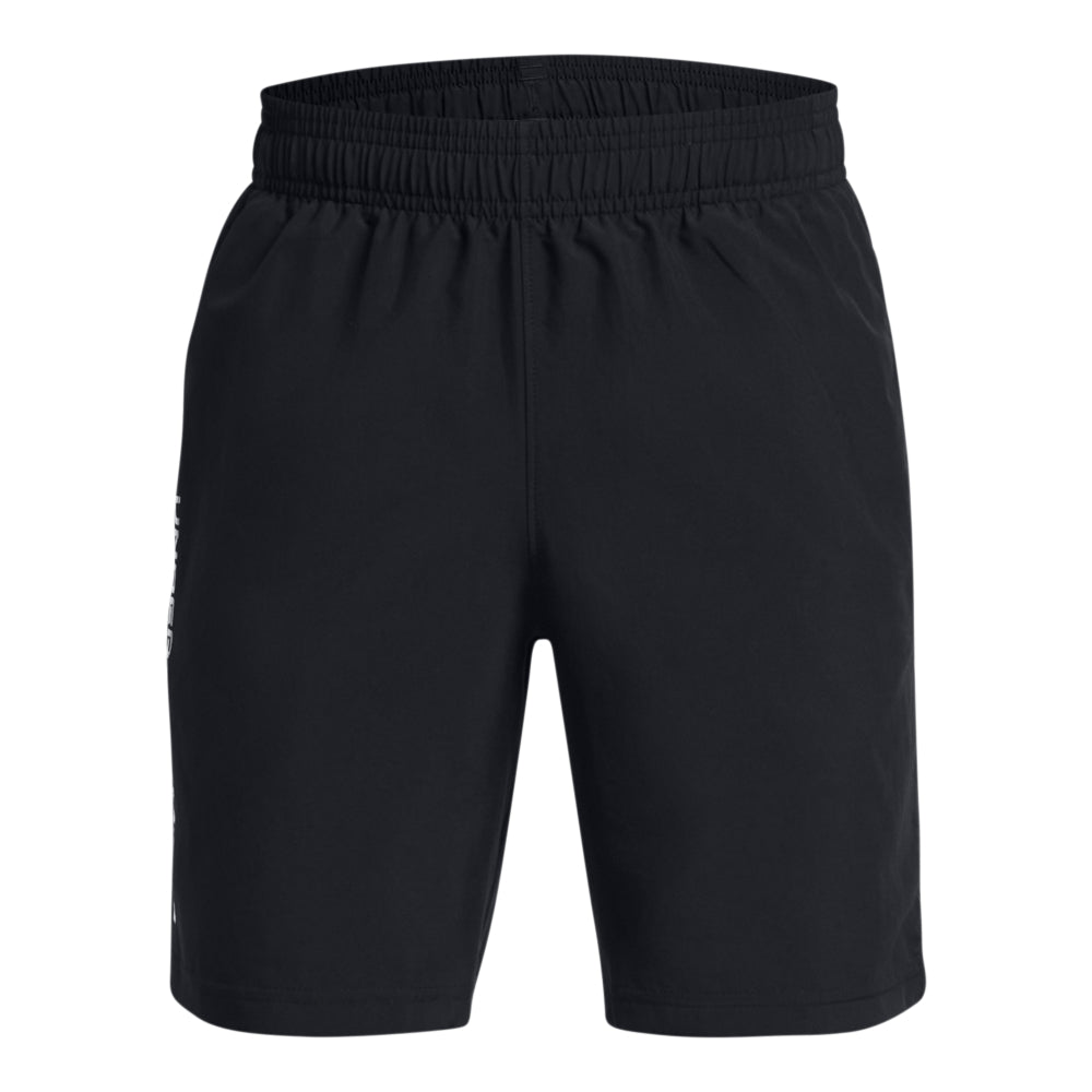 Under Armour Boys' Woven Wordmark Athletic Shorts - Comfortable & Durable for Sports, Gym, and Everyday Wear