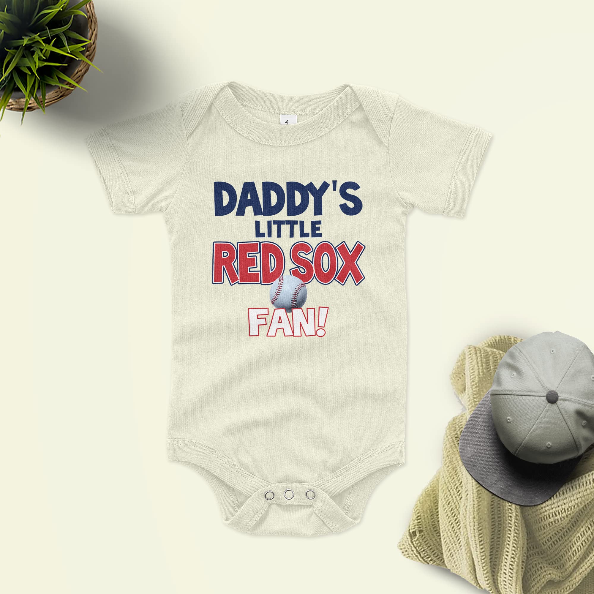 Baby Red Sox Fan Bodysuit - Cute Baseball Outfit for Game Day