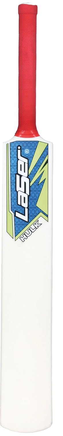 Laser Hulk Plastic Cricket Bat - Lightweight & Durable for Kids & Adults - Perfect for Backyard Cricket, Training & Casual Play