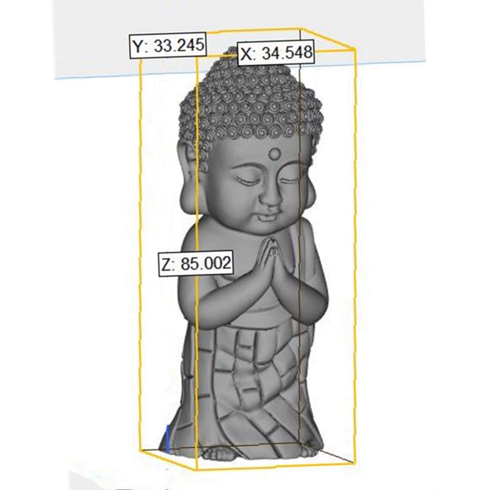 Premium Bronze Buddha Silicone Mold for Candles, Resin Crafts, Gypsum & Concrete Statues - DIY Candle Making, Home Decor & Meditation Space Accessories