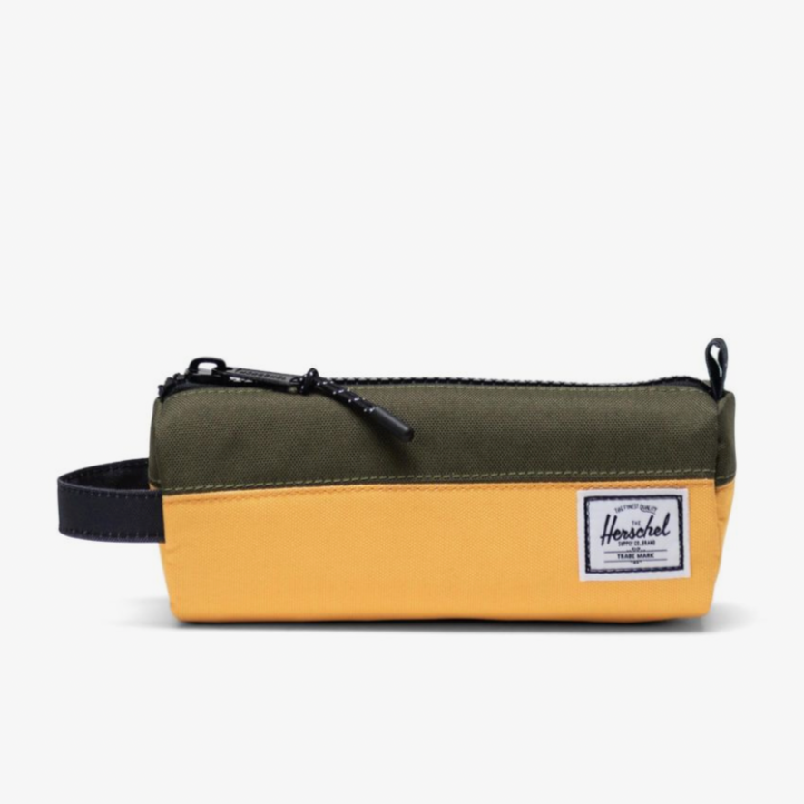 Herschel Ivy Green Saffron Night Camo Pencil Case - Stylish School & Office Supplies for Students & Professionals