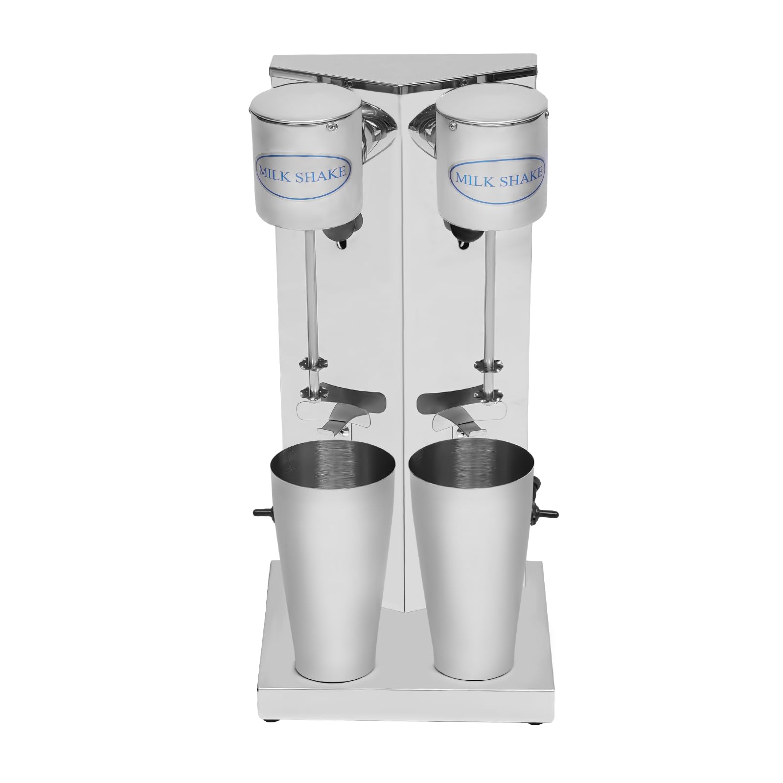 Commercial Milkshake Mixer - Stainless Steel Double Spindle Drink Blender for Smoothies, Shakes & Frozen Drinks - Heavy Duty Milkshake Machine for Restaurant, Cafe, Bar & Ice Cream Shop - Perfect for Making Thick Milkshakes, Smoothie Bowls & Frozen Cocktails