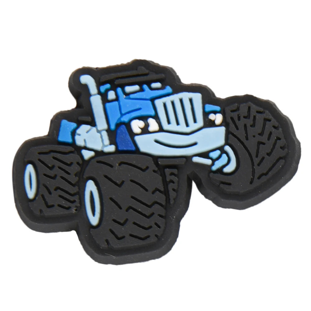 Cool PVC Motorcycle Shoe Charm - Racing Bike Accessories for Men & Women - DIY Shoe Pins & Wristband Decor - Perfect for Bikers, Gifts & Motorcycle Enthusiasts