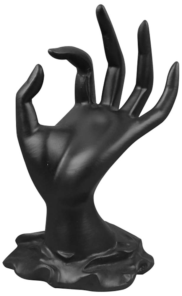 ChezMax Jewelry Display Hand Ring Holder - Elegant Resin Mannequin Shaped Bracelet & Necklace Stand for Home Organization | Perfect for Jewelry Store Displays, Bedroom Vanity Decor, and Gift Packaging Presentation