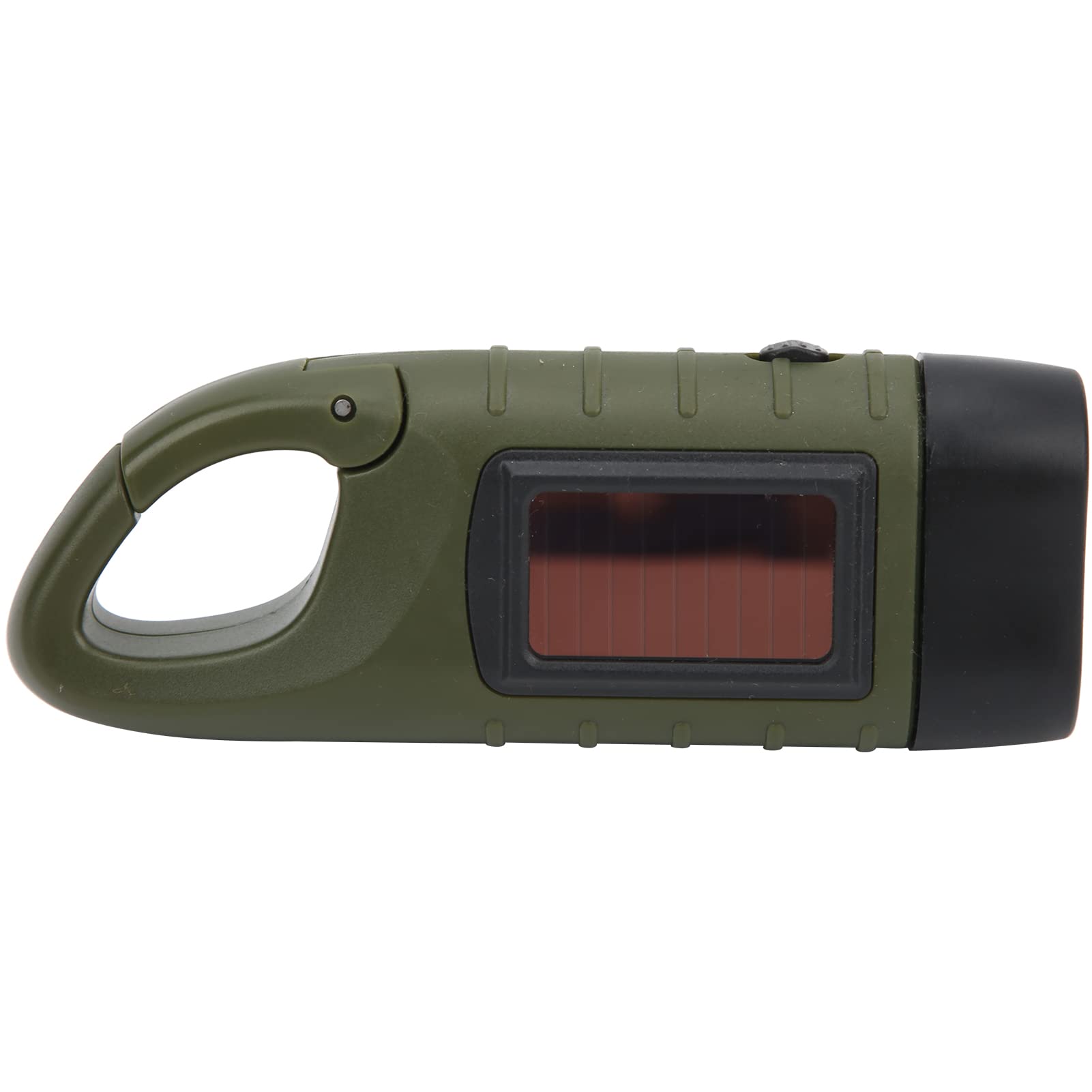 Emergency Flashlight - Portable Lightweight LED Torch with Hand Crank & Solar Power | Perfect for Outdoor Adventures, Camping, Hiking, Climbing & Power Outages