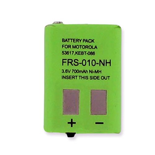 Synergy Digital 2-Way Radio Battery - High Capacity 700mAh Ni-MH Replacement for Motorola KEBT-086-A & 53617 (3.6V) - Perfect for Business Communication, Security, and Outdoor Activities