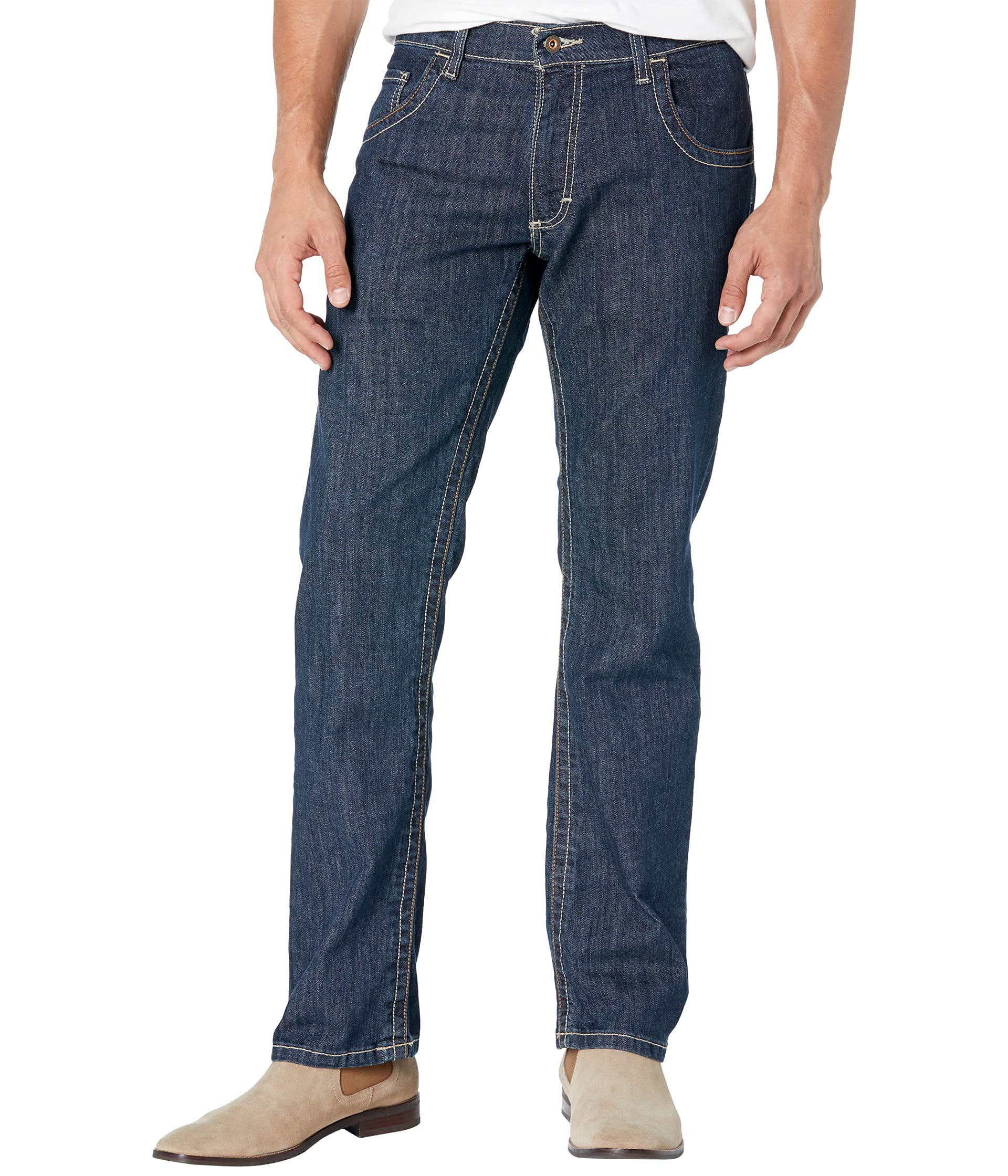Timberland A23NJAW934 Grit-N-Grind 5 Pocket FR Jeans - Dark Wash 34x34 | Durable Workwear for Construction & Outdoor Activities