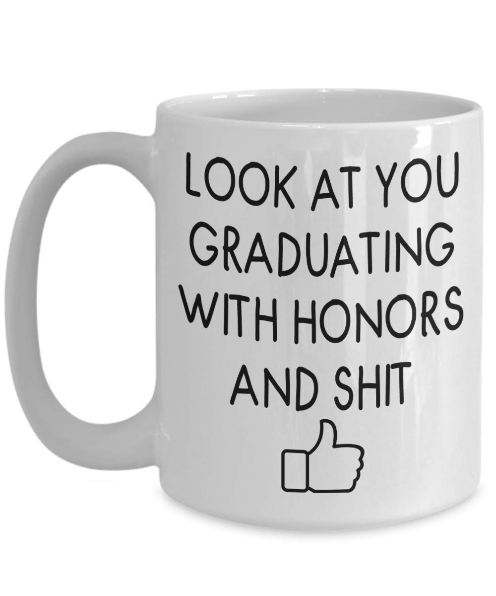 Honors Graduation Gift Mug - Personalized Graduation Present for Magna Cum Laude & Academic Achievers - Perfect for College Graduates Ceremony & Celebration