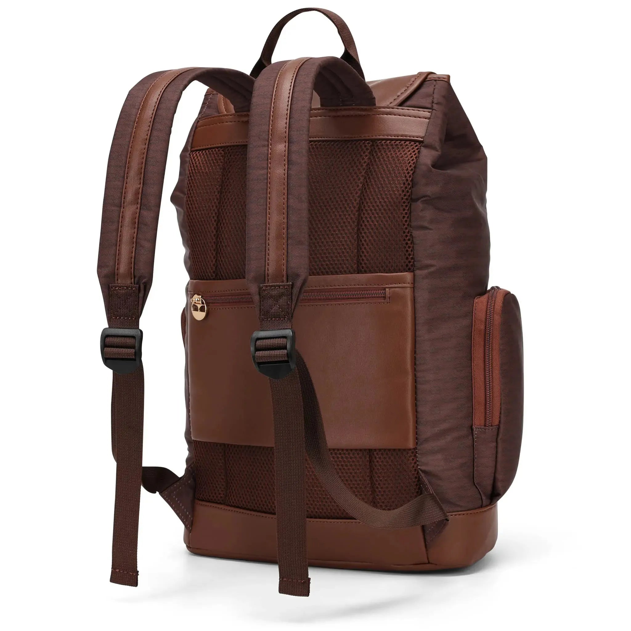 Eleganza 25L Monogram Backpack for Women & Men - Stylish Waterproof Laptop Backpack with USB Charging Port - Perfect for Travel, Work, School & Daily Commute
